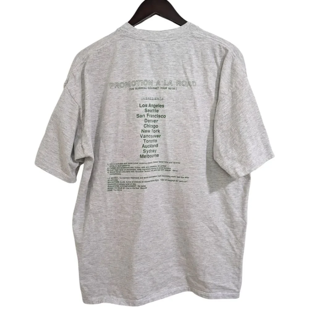 ​VTG 90s The Surreal Gourmet Tour T-Shirt XL Brockum Worldwide USA